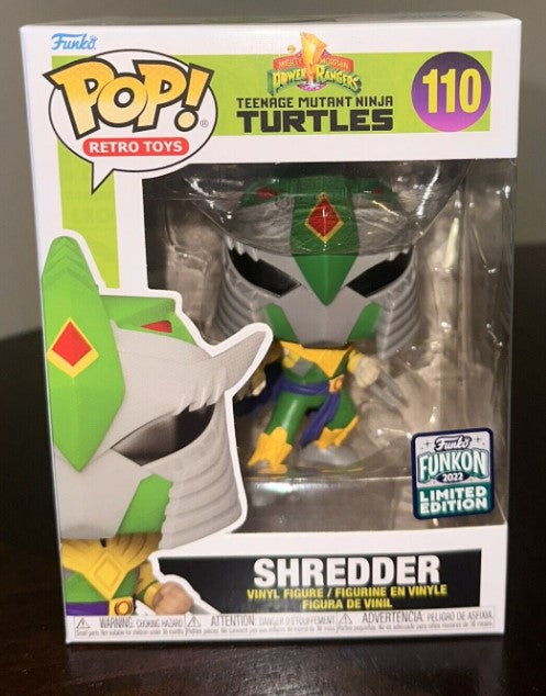 Pop! Teenage Mutant Ninja Turtles: Shredder 110 Funkon 2022 Limited Edition