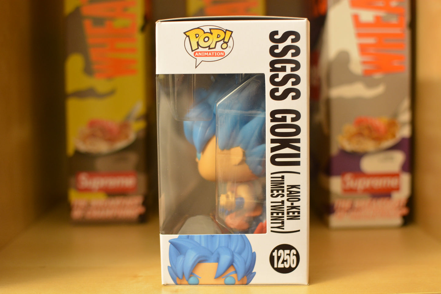 Funko Pop Animation Dragonball Super SSGSS Goku #1256 GITD Boxlunch Exclusive