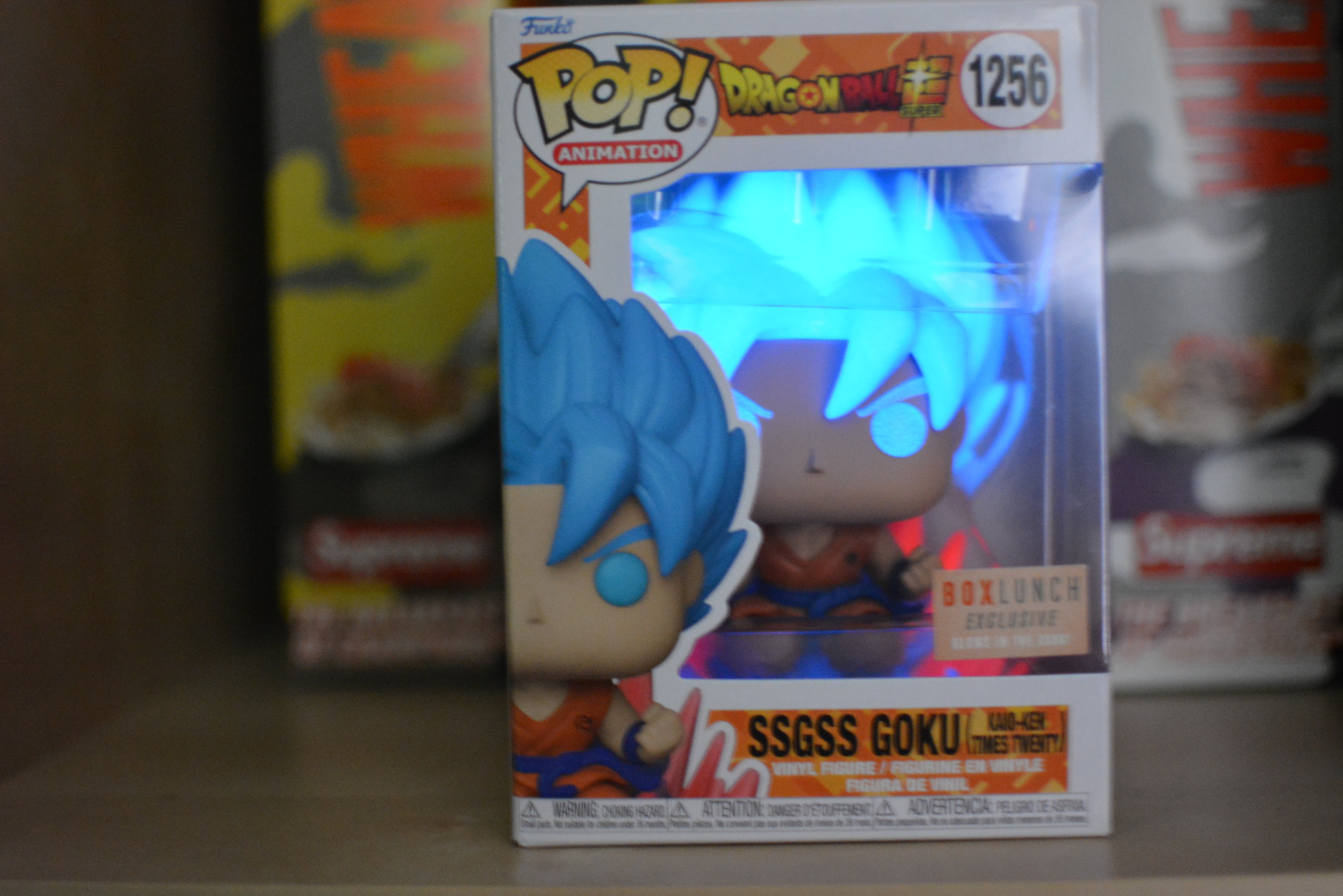 Funko Pop store SSGSS Gok GITD BoxLunch Exclusive & Funko Exclusive Jiren GITD